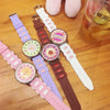 Watch Silicone Cartoon Round Style For Couple