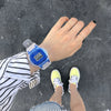 Watch Silicone Plastic Square Electronic Simple Sports Allmatch