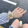 Watch Silicone Plastic Square Electronic Simple Sports Allmatch