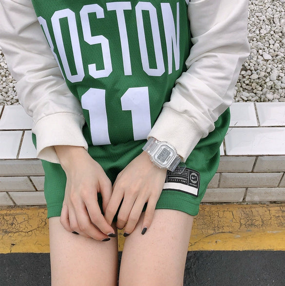 Watch Silicone Plastic Square Electronic Simple Sports Allmatch