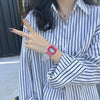 Watch Silicone Plastic Square Electronic Simple Sports Allmatch