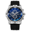 Watch Silicone Sapphire Glass Round Business Style Alloy Stainless Steel
