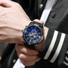 Watch Silicone Sapphire Glass Round Business Style Alloy Stainless Steel