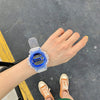 Watch Silicone Stainless Steel Plastic Round Leisure Multifunction Electronic Luminous Couple Watch