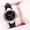 Watch Silver Pink Rhinestone Round Dial Plastic Case Imitation Leather Strap Women's Casual