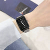 Watch Square Pu Strap Alloy Case Ordinary Glass Mirror Leisure Style For Women And Middle School Students