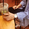 Watch Stainless Steel Alloy Strap Round Casual Quartz