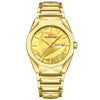 Watch Stainless Steel Band Business Casual Men's Rhombus Dial Waterproof Mineral Reinforced Glass Mirror Butterfly Double Snap Buckle