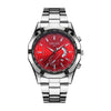 Watch Stainless Steel Full Automatic Movement Round Dial Waterproof Luminous Calendar For Men And Women