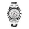 Watch Stainless Steel Full Automatic Movement Round Dial Waterproof Luminous Calendar For Men And Women