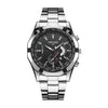 Watch Stainless Steel Full Automatic Movement Round Dial Waterproof Luminous Calendar For Men And Women