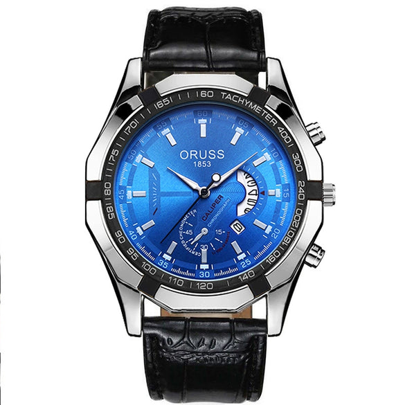 Watch Stainless Steel Full Automatic Movement Round Dial Waterproof Luminous Calendar For Men And Women