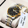 Watch Stainless Steel Mineral Strengthened Glass Mirror Business Style Printed Logo Waterproof