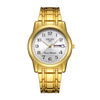 Watch Stainless Steel Round Automatic Waterproof Luminous Quartz Fashion Couple Watch