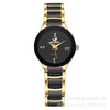 Watch Steel Alloy Diamondencrusted Round Quartz Men's And Women's