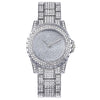 Watch Steel Alloy Quartz Starry Diamondembedded Round Dial