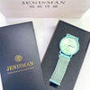 Watch Titanium Alloy Case Canvas Strap Round Dial Couple Style