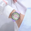 Watch Titanium Alloy Silicone Round Dial For Women And Men