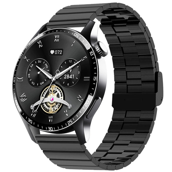 Watch Tpu Wrist Strap Aluminum Alloy Case Round Dial Multiple Functions Sports Style