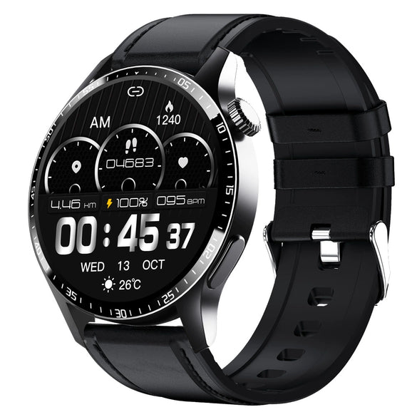Watch Tpu Wrist Strap Aluminum Alloy Case Round Dial Multiple Functions Sports Style