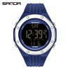 Watch Tpu Zinc Alloy Round Mineral Strengthened Glass Mirror Multifunctional Waterproof Outdoor Sports Electronic