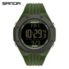 Watch Tpu Zinc Alloy Round Mineral Strengthened Glass Mirror Multifunctional Waterproof Outdoor Sports Electronic