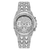 Watches Alloy Case Steel Band Round Dial Quartz Men's Fashion