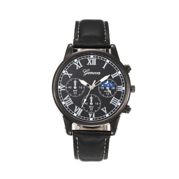 Watches Alloy Shell Round Dial Casual Style Men's And Women's