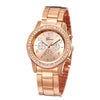 Watches Alloy Strap Sports Style Spiral Crown Horseshoe Buckle Printed Logo Ordinary Glass Mirror