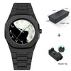 Watches Casual Fashion Simple Waterproof Silicone Strap Plastic Case Stainless Steel Buckle Round Dial