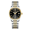 Waterproof Luminous Ultrathin Business Style Watch Alloy Case Stainless Steel Strap Round Dial Sapphire Crystal Glass Mirror