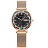 Waterproof Luminous Women's Alloy And Stainless Steel Casual Quartz Watch With Dual Calendar And Round Dial