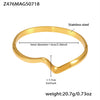 Wavy Line Plain Open Bracelet Stainless Steel Electroplated Fashion Geometric Style