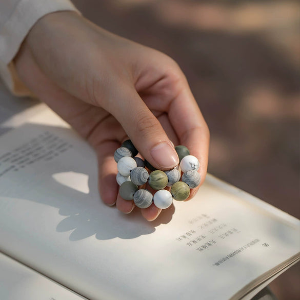 Wenwan Bracelet Stone Geometric Handmade For Women