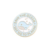 Whale Alloy Baking Paint Brooch Badge Animal Pattern Unisex Cute And Personalized