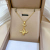 Whale Titanium Steel Stainless Steel Copper Full Diamond Necklace Geometric Style Unisex
