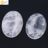 White Crystal Oval Ring Hand Ground Jewelry Accessory With Independent Packaging For Women