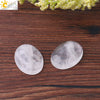White Crystal Oval Ring Hand Ground Jewelry Accessory With Independent Packaging For Women