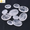 White Crystal Oval Ring Hand Ground Jewelry Accessory With Independent Packaging For Women