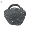 White Handmade Braided Cloth Turban Headband For Women Wide Retro Hair Wrap Headband Wholesale