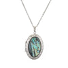 Wholesale Abalone Shell Pendant Necklace With O Word Chain Animal Zodiac Geometric Style Environmentalfriendly