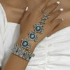 Wholesale Accessories Alloy Electroplated Personality Women's Retro Shining Drop Ear Temperament Bracelet Ring