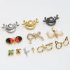 Wholesale Accessories Copper Gold Plated Antler Floating Flower Hat Glasses Demon Elf Baroque Pearl Handmade