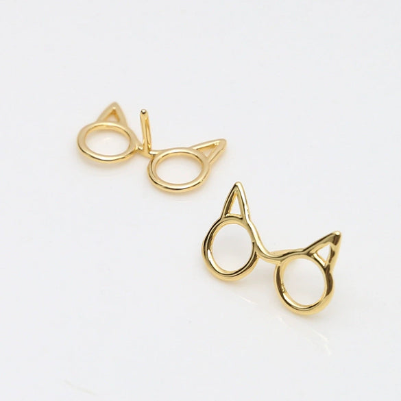 Wholesale Accessories Copper Gold Plated Antler Floating Flower Hat Glasses Demon Elf Baroque Pearl Handmade