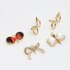 Wholesale Accessories Copper Gold Plated Antler Floating Flower Hat Glasses Demon Elf Baroque Pearl Handmade