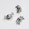 Wholesale Accessories Copper Gold Plated Antler Floating Flower Hat Glasses Demon Elf Baroque Pearl Handmade
