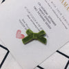 Wholesale Accessories Flocking Velvet Bow Pendant Retro Sweet Style