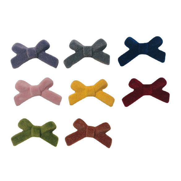 Wholesale Accessories Flocking Velvet Bow Pendant Retro Sweet Style
