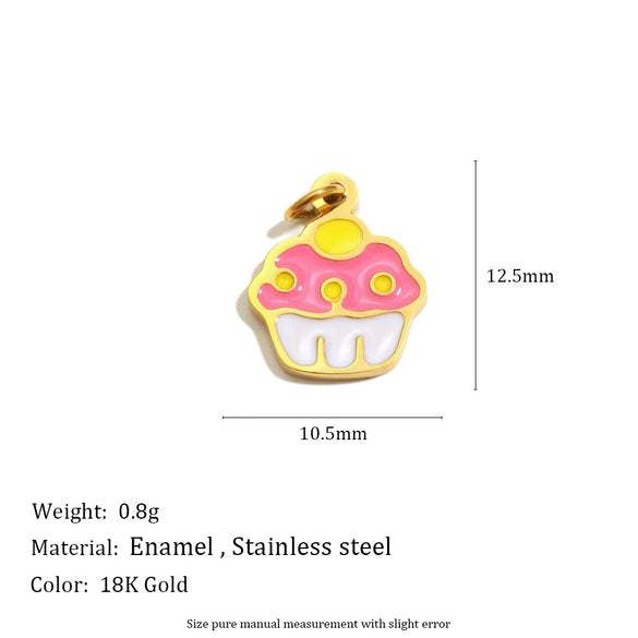 Wholesale Accessories Pendant Stainless Steel Plated 18K Gold Seahorse Bow Fivepointed Star Cowboy Boots Heart Shape Pendant For Women Electroplating