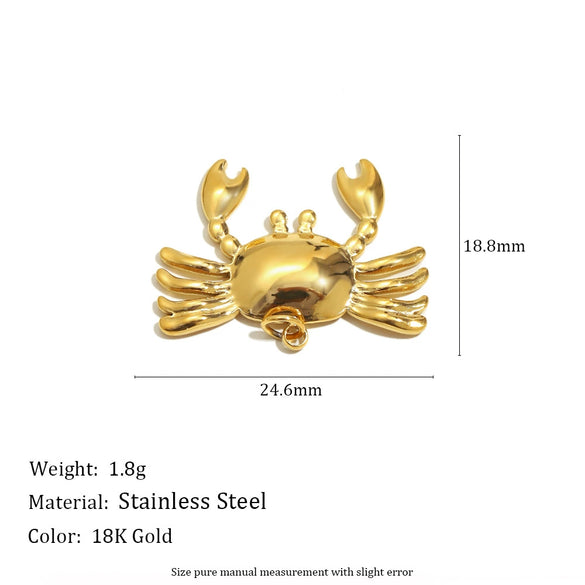 Wholesale Accessories Pendant Stainless Steel Plated 18K Gold Seahorse Bow Fivepointed Star Cowboy Boots Heart Shape Pendant For Women Electroplating